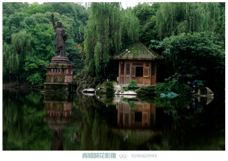 Illustration for article titled China's Mount Rushmore Has Green Leafy Hair